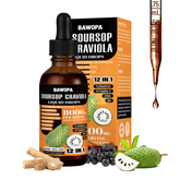 BAWOPA 12 in 1 Soursop Bitters Liquid Drops Vitamin supplements - 2 Fl Oz