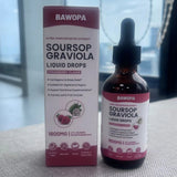 BAWOPA Graviola Soursop Leaf Extract Liquid - Nutritional supplements, Strawberry Flavor, 2 Fl Oz
