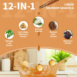 BAWOPA 12 in 1 Soursop Bitters Liquid Drops Vitamin supplements - 2 Fl Oz